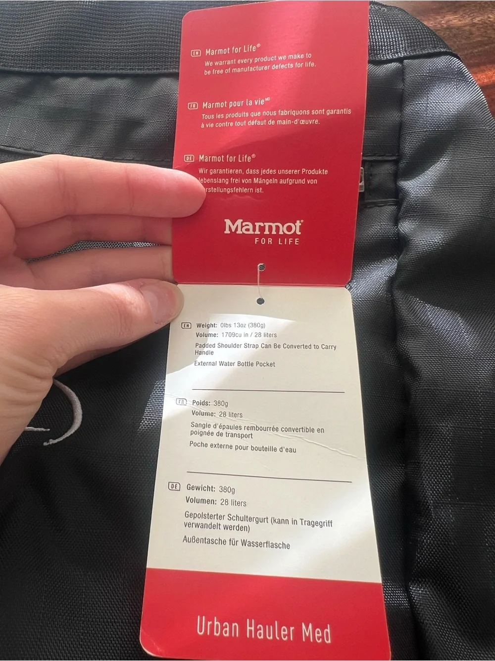 Marmot urban hauler medium backpack